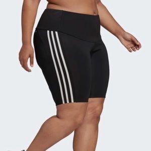 Plus size adidas tight fit bike shorts